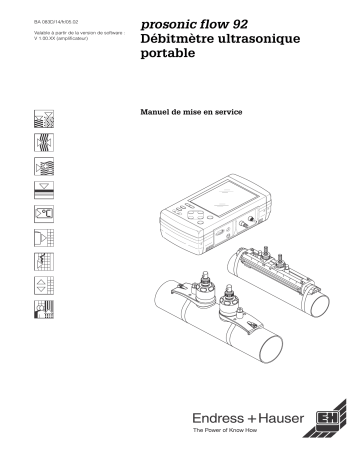 Endres+Hauser prosonic flow 92 Mode d'emploi | Fixfr