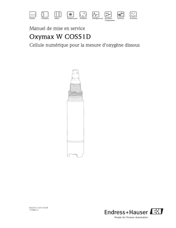Endres+Hauser Oxymax COS51D Mode d'emploi | Fixfr