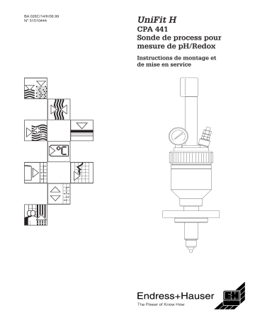 Endres+Hauser CPA 441 Mode d'emploi | Fixfr