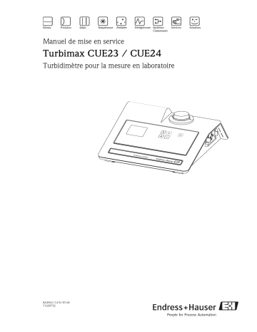 Endres+Hauser Technical Information Turbimax CUE23 / CUE24 Mode d'emploi | Fixfr