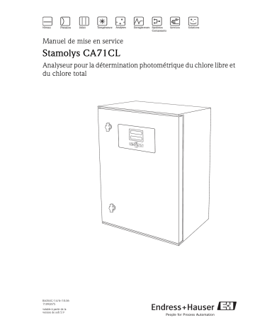 Endres+Hauser Stamolys CA71CL Mode d'emploi | Fixfr