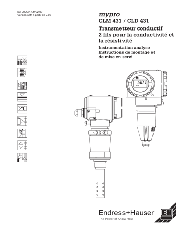 Endres+Hauser MyPro CLM 431 conductive Mode d'emploi | Fixfr