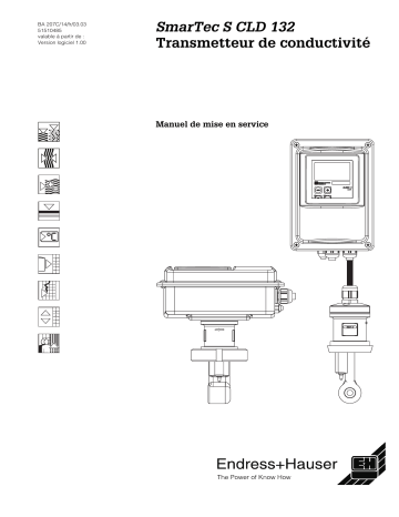 Endres+Hauser Smartec S CLD132 Mode d'emploi | Fixfr