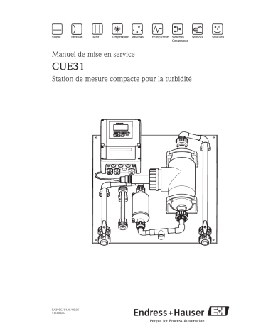 Endres+Hauser CUE1 Mode d'emploi | Fixfr