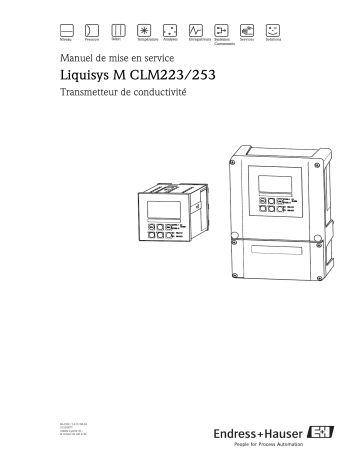 Endres+Hauser Liquisys M CLM223/253 Mode d'emploi | Fixfr