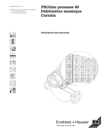 Endres+Hauser Proline Promass 40 Mode d'emploi | Fixfr