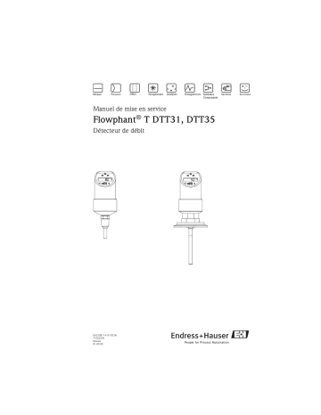 Endres+Hauser Flow switch Flowphant T DTT31, DTT35 Mode d'emploi | Fixfr