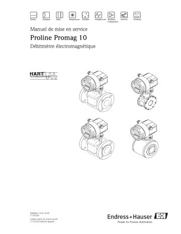 Endres+Hauser Proline Promag 10 HART Mode d'emploi | Fixfr