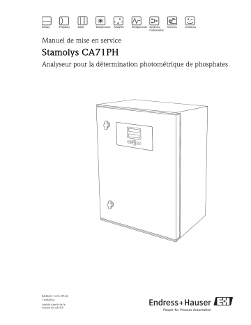 Endres+Hauser Stamolys CA71PH Mode d'emploi | Fixfr