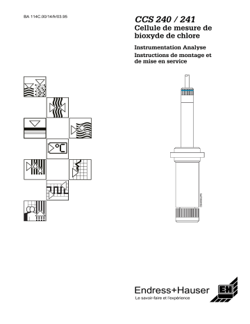Endres+Hauser CCS240/241 Mode d'emploi | Fixfr