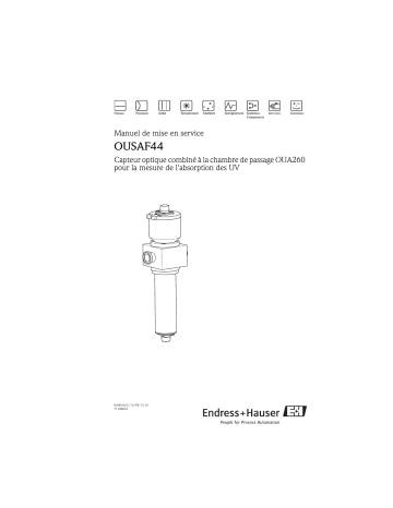 Endres+Hauser OUSAF44 Mode d'emploi | Fixfr