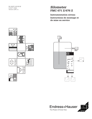 Endres+Hauser Silometer FMC 671 Z/676 Z Mode d'emploi | Fixfr