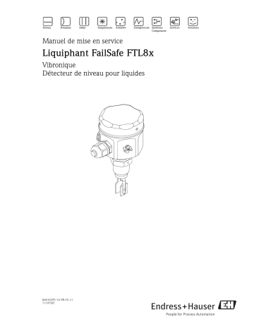 Endres+Hauser Liquiphant FailSafe FTL80, FTL81, FTL85 Mode d'emploi | Fixfr