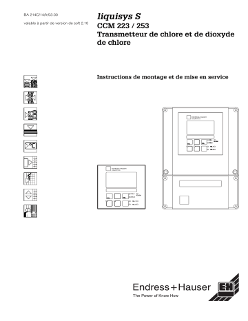 Endres+Hauser Liquisys M CCM223/253 Mode d'emploi | Fixfr