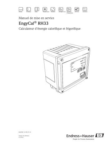 Endres+Hauser EngyCal RH33 Mode d'emploi | Fixfr