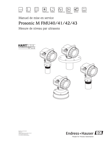 Endres+Hauser Prosonic M FMU40/41/42/43/44 Mode d'emploi | Fixfr