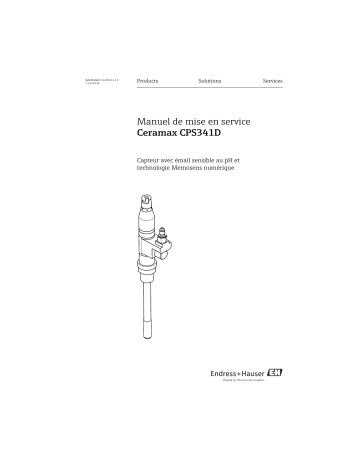 Endres+Hauser Ceramax CPS341D Mode d'emploi | Fixfr