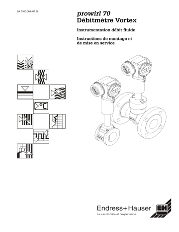 Endres+Hauser Prowirl 70 Mode d'emploi | Fixfr
