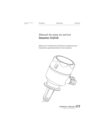 Endres+Hauser Smartec CLD18 Mode d'emploi | Fixfr