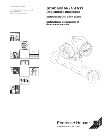Endres+Hauser Promass 60 Mode d'emploi | Fixfr