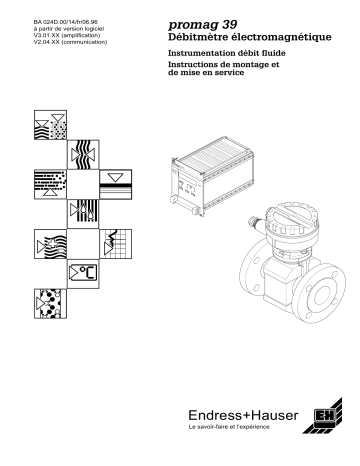 Endres+Hauser Promag 39 Mode d'emploi | Fixfr