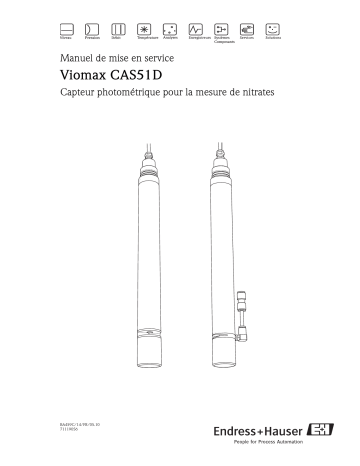 Endres+Hauser Viomax CAS51D Mode d'emploi | Fixfr