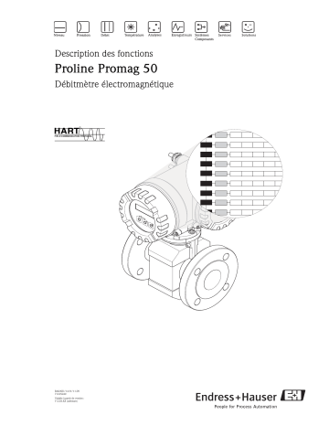 Endres+Hauser Proline Promag 50 Mode d'emploi | Fixfr