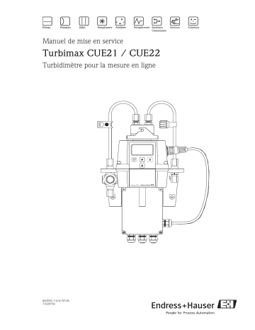 Endres+Hauser Turbimax CUE21 / CUE22 Mode d'emploi | Fixfr