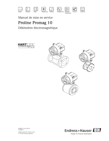 Endres+Hauser Proline Promag 10 HART Mode d'emploi | Fixfr