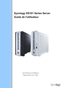 Synology DS-101j Manuel utilisateur