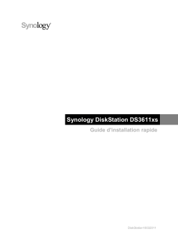Synology DS3611XS Manuel utilisateur