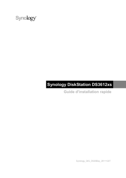 Synology DS3612XS Manuel utilisateur