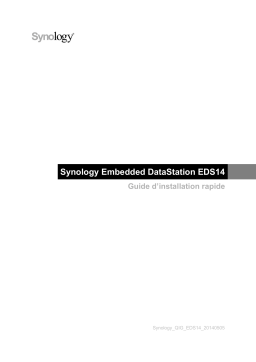 Synology EDS14 Manuel utilisateur