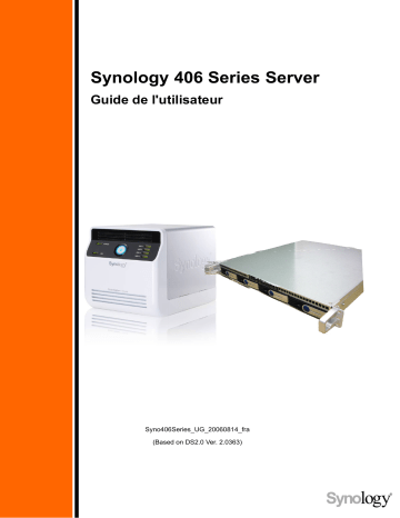 CS-406e | CS-406 | Synology RS-406 Manuel utilisateur | Fixfr