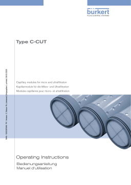 Burkert CUT-02 C-CUT – Capillary modules Manuel utilisateur