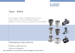 Burkert 8222 Conductivity meter Manuel utilisateur