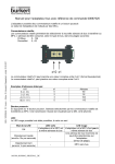 Burkert 8626 Mass flow controller Manuel utilisateur