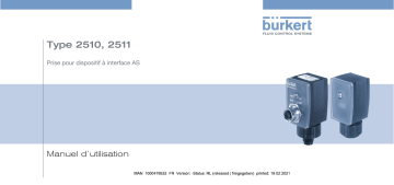 Burkert 2511 Cable Plug Manuel utilisateur | Fixfr