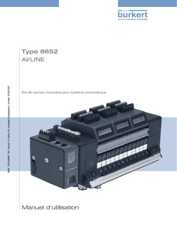 SV04 | Burkert 8652 AirLINE Manuel utilisateur | Fixfr