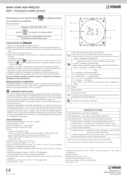 Vimar 02973 Smart rotary dial thermostat 2M grey Une information important