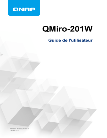 QNAP QMiro-201W Mode d'emploi | Fixfr