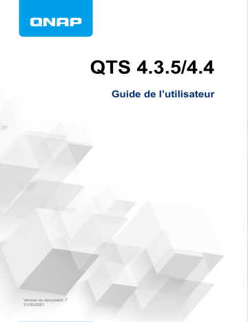 TS-853U | TS-131P | TS-1277 | TS-1277XU | TS-1232XU | TS-451S | TS-1273U | TS-1263U | TS-253B | TS-253Be | TS-1253BU | TS-251+ | TS-251A | TS-328 | TS-1231XU | TVS-471 | TBS-453A | TS-470 | TS-670 | TS-1677X | QNAP TS-1635AX Mode d'emploi | Fixfr