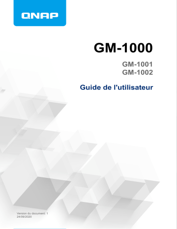 TEC-2N16 | GM-1000 | QNAP TNS-h1083X Mode d'emploi | Fixfr
