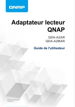 QNAP QDA-A2MAR Mode d'emploi