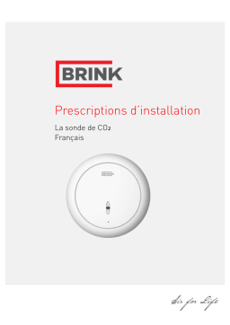 Brink La sonde de CO2 Guide d'installation