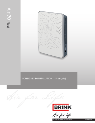 Brink AIR 70 Guide d'installation | Fixfr