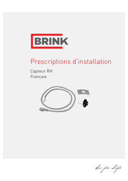 Brink Capteur RH Guide d'installation