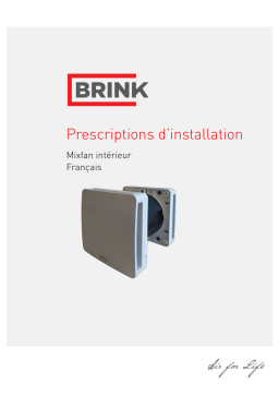 Brink Indoor Mixfan Guide d'installation