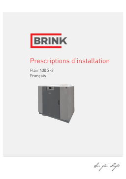 Brink Flair 400 2-2 Guide d'installation