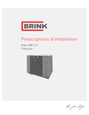 Brink Flair 400 2-2 Guide d'installation | Fixfr